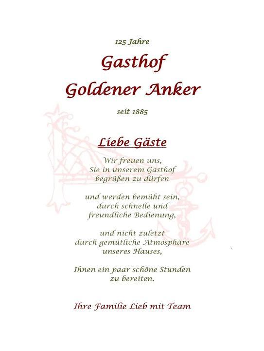 Gaststatte Goldener Anker